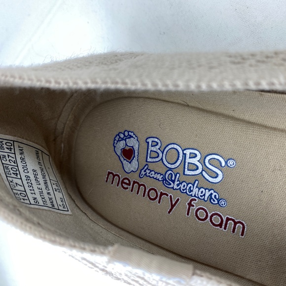 BOBS from Skechers Tan Knit Slip on size 10 - Picture 12 of 14